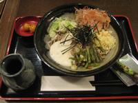 冷やし山菜かけそば